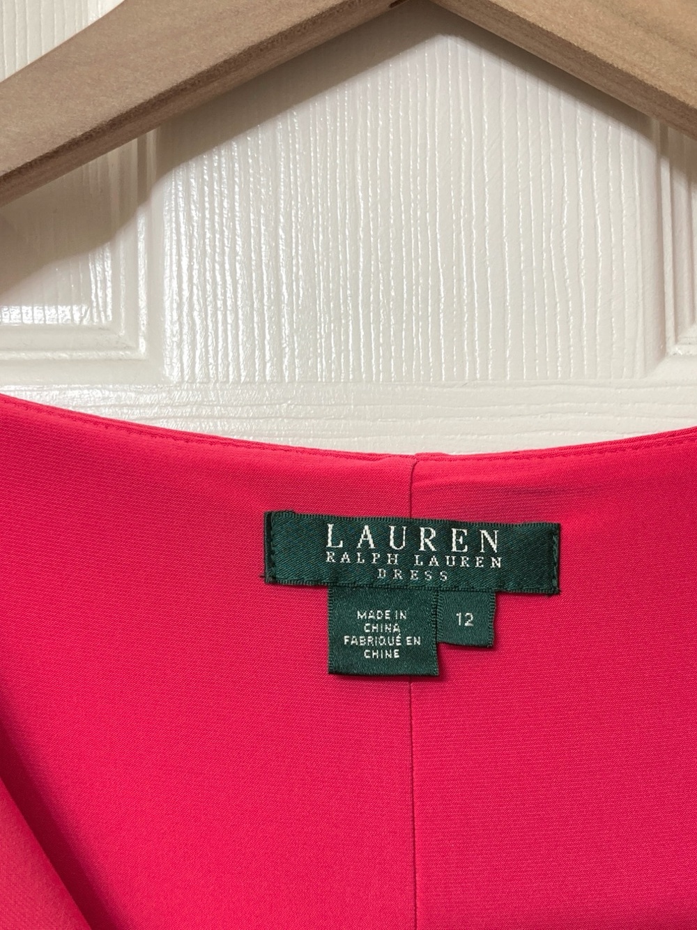 Lauren Ralph Lauren Pink Draped Cowl Neck Cap Sleeve Midi Dress 12 Country Club - Picture 2 of 7